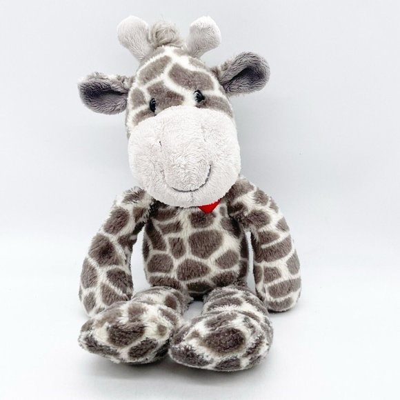 Gund Gray White Giraffe Red Heart on Chest Plush Stuffed Animal Toy 4060900 - Picture 5 of 13